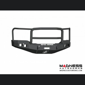 GMC Sierra 1500 Stealth Front Winch Bumper Lonestar Guard - Smittybilt XRC - Texture Black WARN M12000 - (2016-2017)